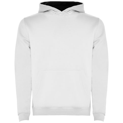 Sweat capuche 280gr promotionnel Enfant Urban ROLY Blanc et Navy Blue